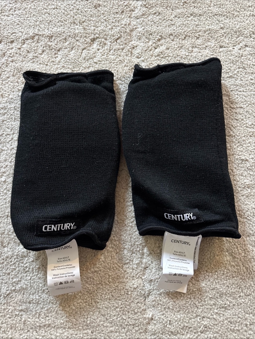 Century Black protective hand guards